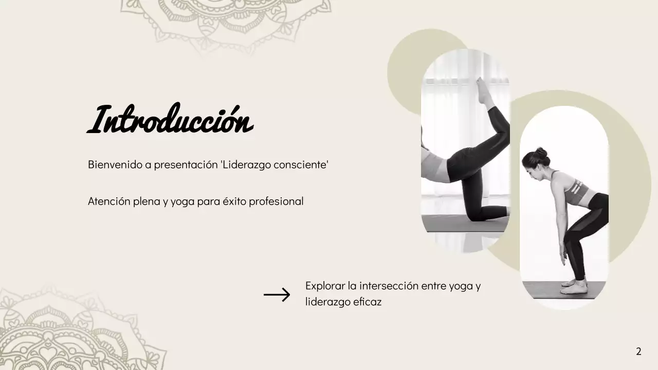 Instrucciones de Minimal Yoga Beige para el Liderazgo Consciente