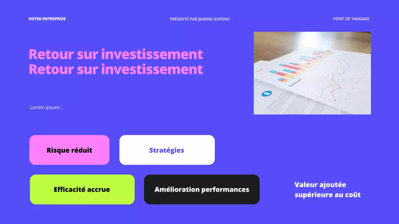 Purple Blue Bold Business Startup Pitch Deck Proposal
