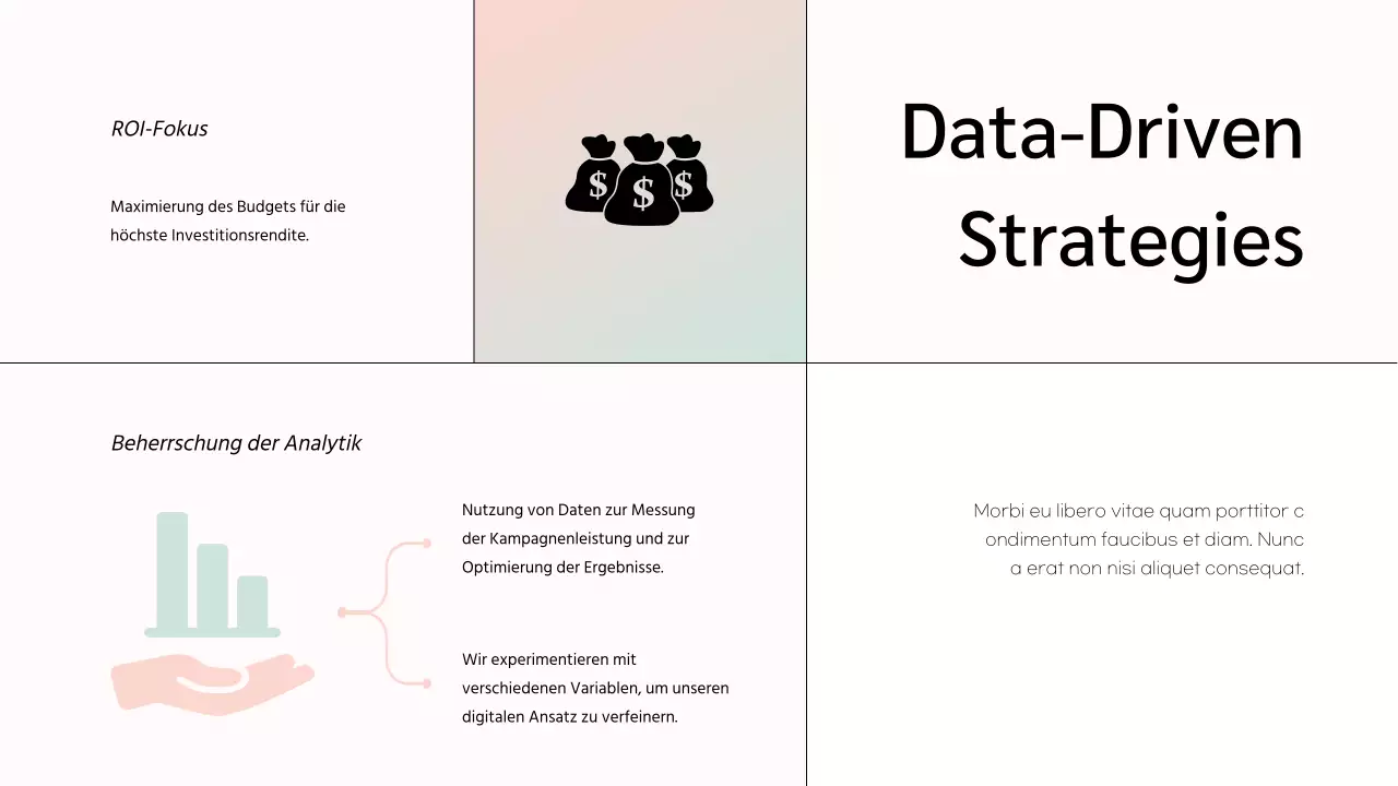 White Minimal Marketing Team Member Vorstellung des Unternehmens