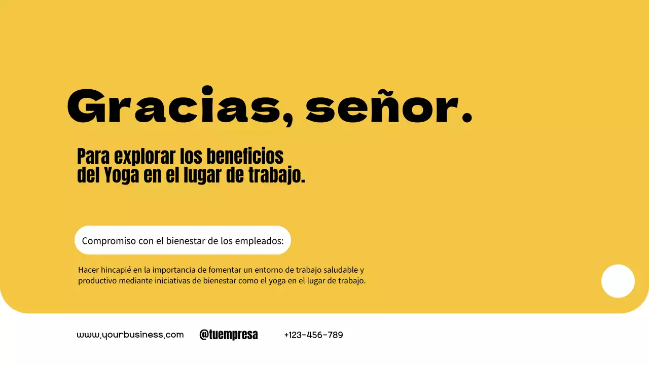 Amarillo y negro Yoga sencillo para instrucciones de trabajo productivas