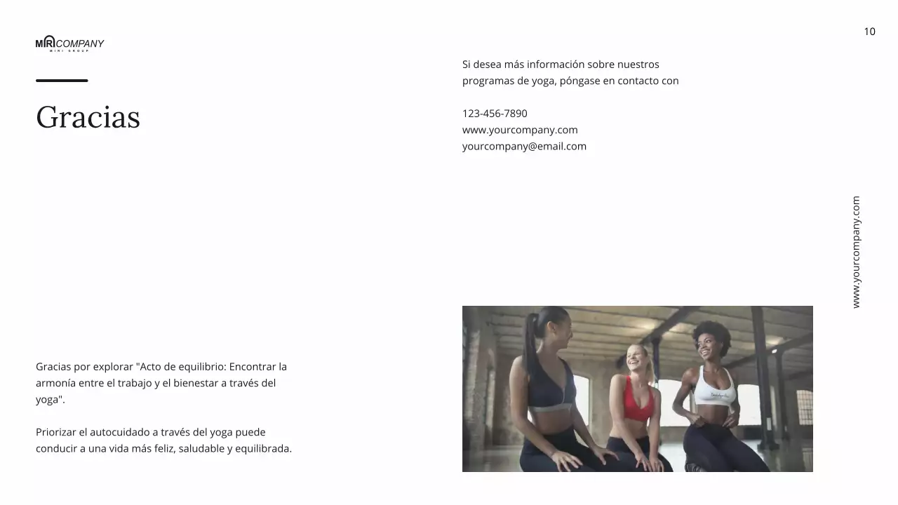 Instrucciones mínimas de yoga en blanco y negro para el bienestar diario