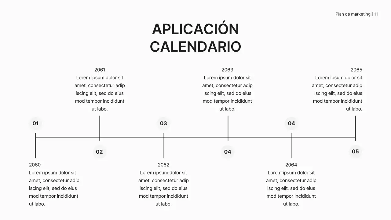 White Minimal Plan de marketing Estrategia empresarial