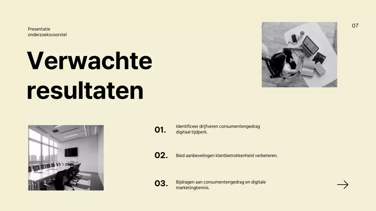 Lila Modern Zakelijk Onderzoeksvoorstel