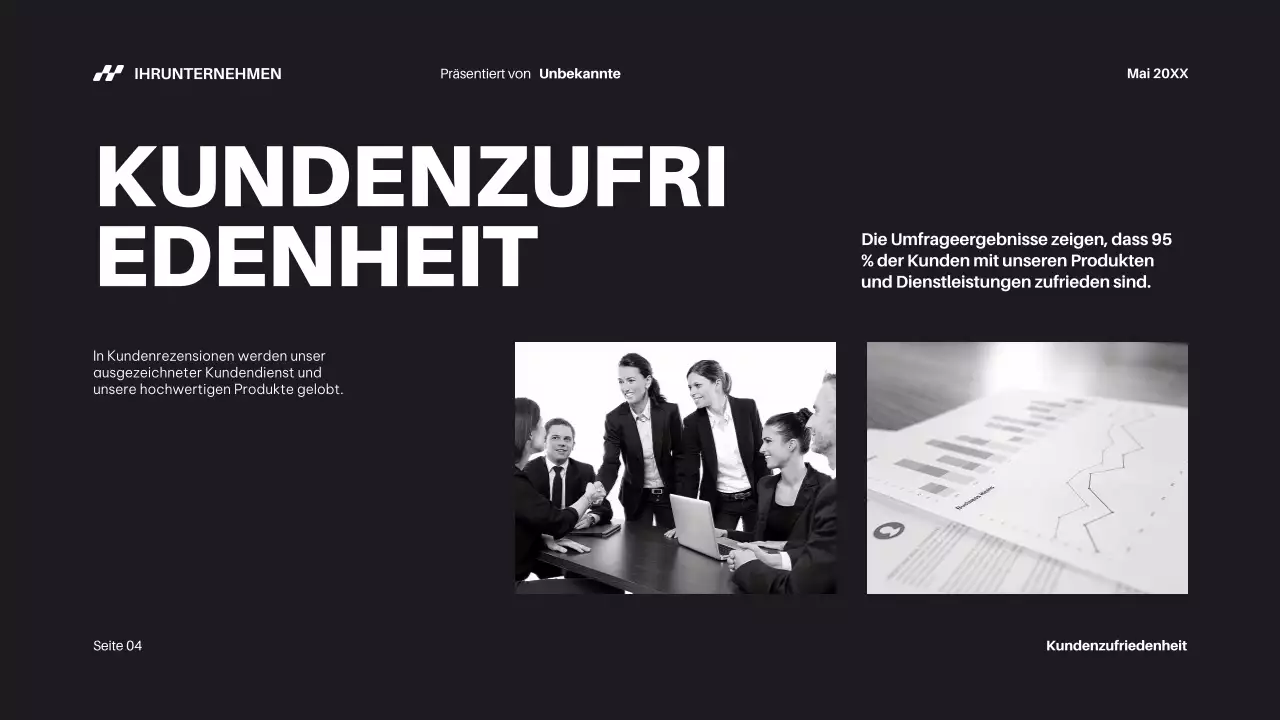 Black Bold Business Fortschrittsbericht