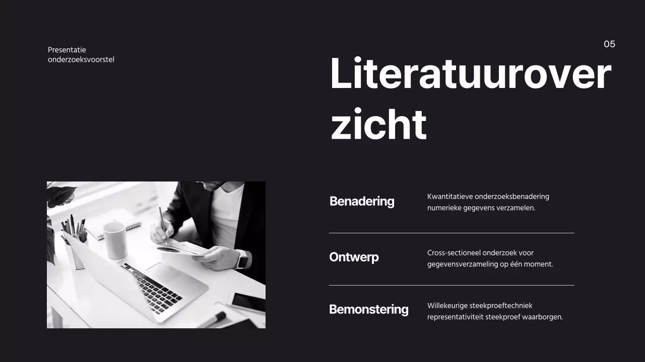 Lila Modern Zakelijk Onderzoeksvoorstel