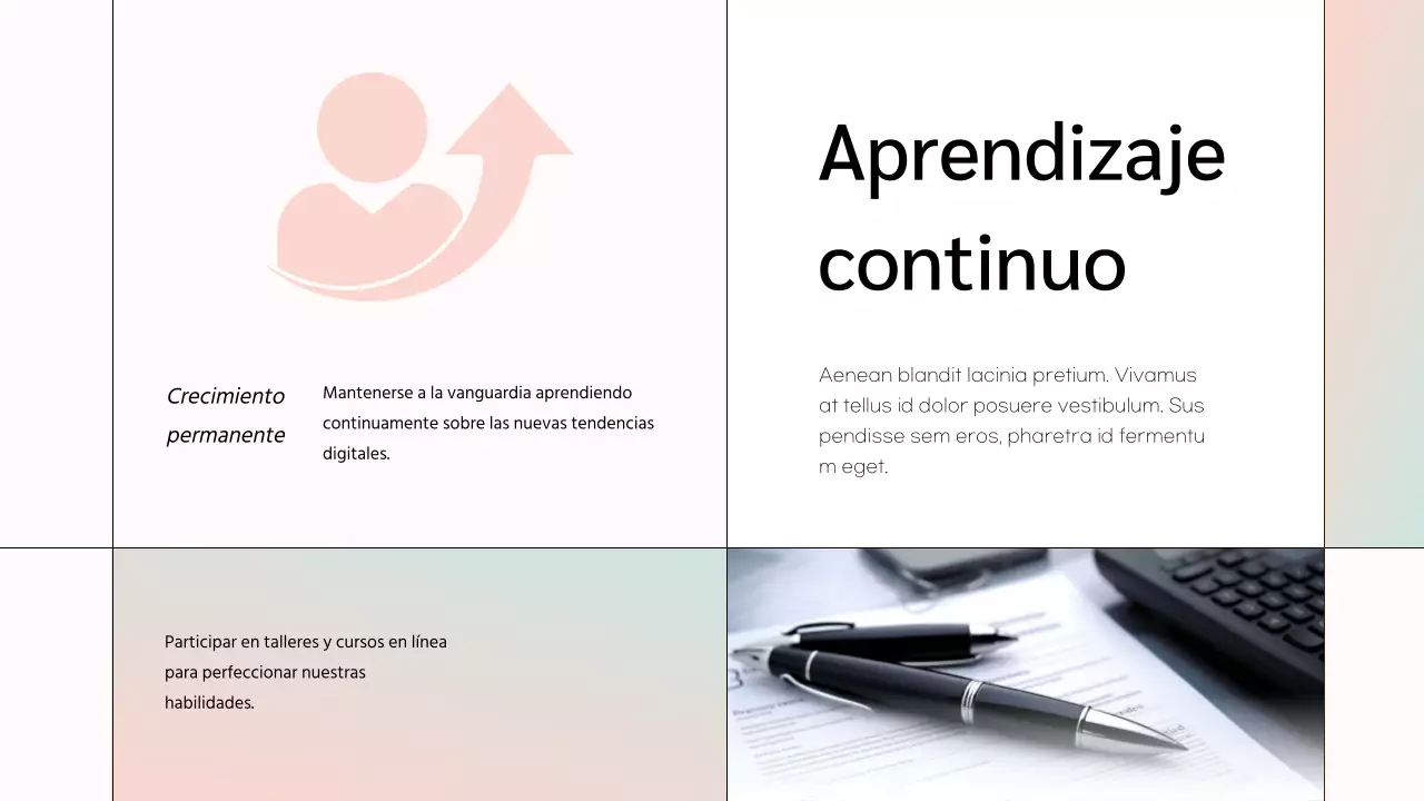 White Minimal Marketing Team Member Presentación de la empresa