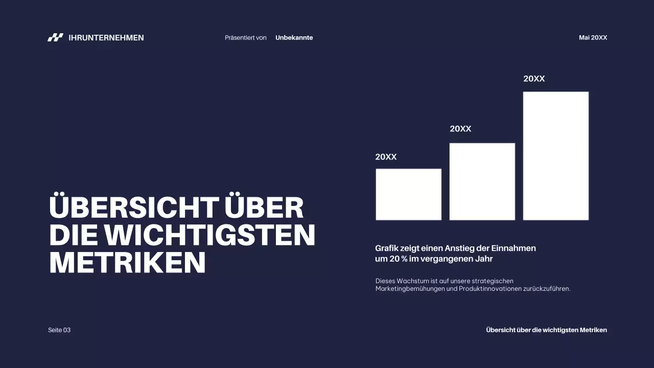 Black Bold Business Fortschrittsbericht