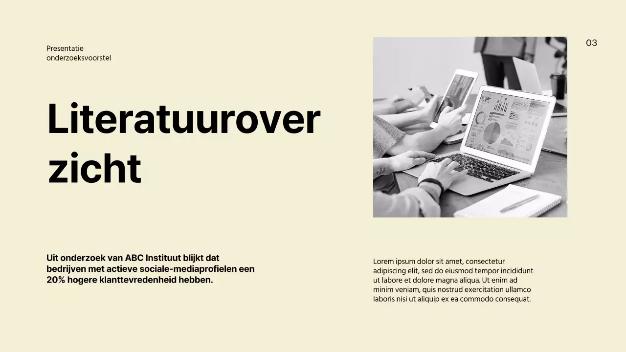 Lila Modern Zakelijk Onderzoeksvoorstel