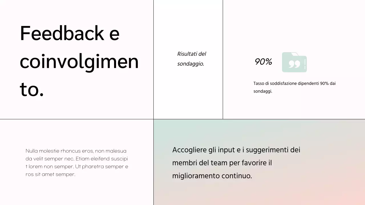 White Minimal Marketing Team Member Presentazione dell'azienda