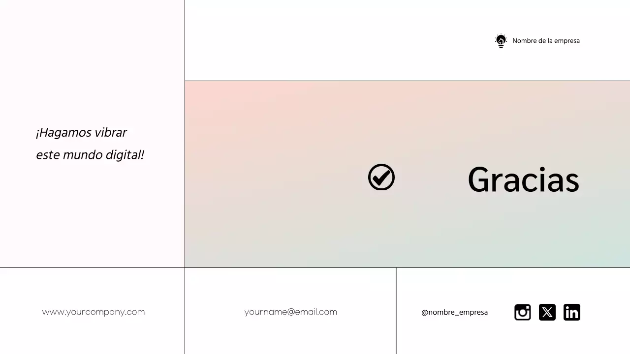 White Minimal Marketing Team Member Presentación de la empresa