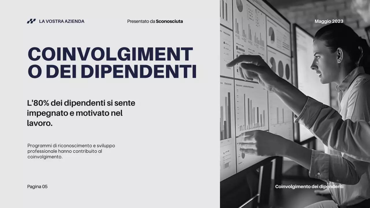 Relazione sui progressi dell'azienda Black Bold