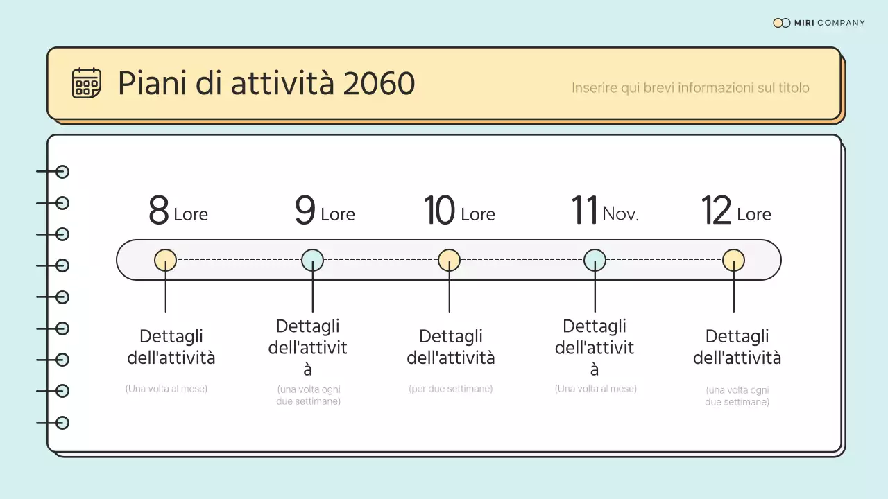 Materiale semplice di preformazione del Corpo delle ONG in menta e giallo
