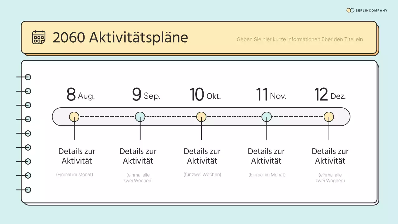 Einfache NGO-Korps-Vorschulungsmaterialien in mint und gelb