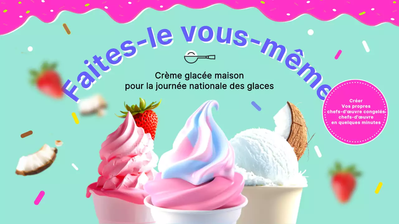 Vidéo Vivid Scoop It Yourself menthe et rose