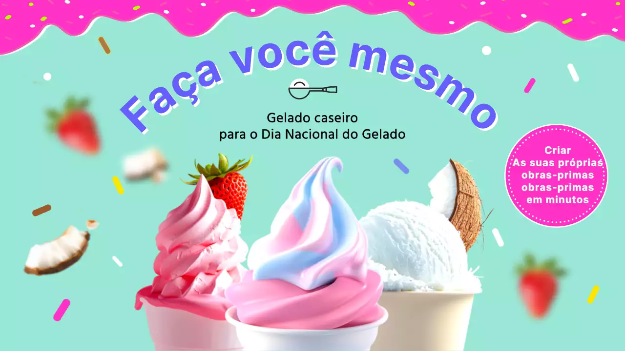Vídeo do Scoop It Yourself Mint e Pink Vivid