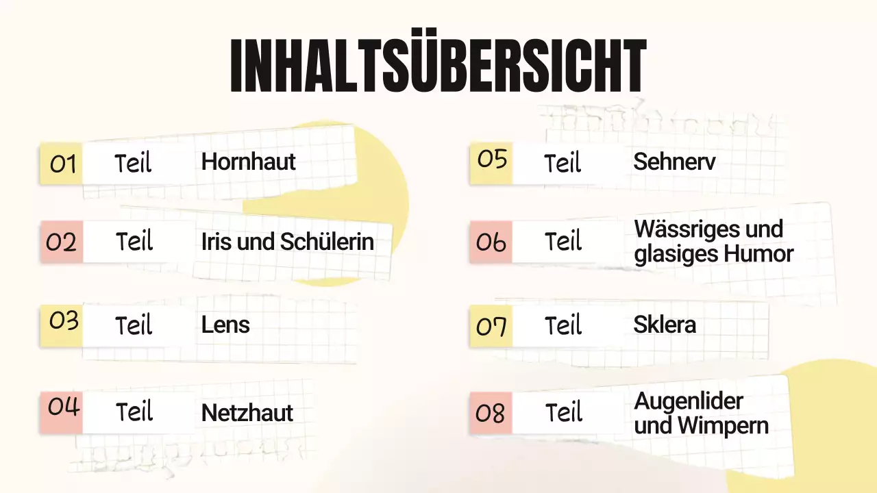 Gelb-Rosa Trend Kühne Augenpartien Klassenmaterial