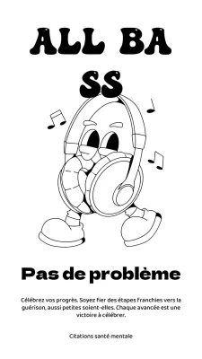 Blanc Minimal Santé mentale Croissance personnelle