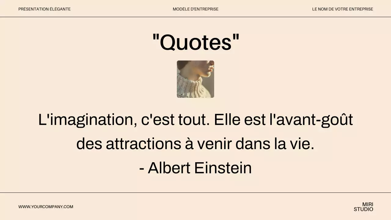 Beige Minimal Modern Business Introduction de l'entreprise