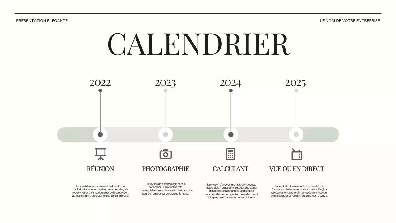 Beige Minimal Business Introduction de l'entreprise