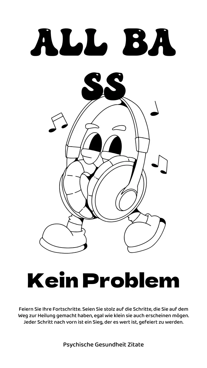 White Minimal Mental Health Selbstverwirklichung