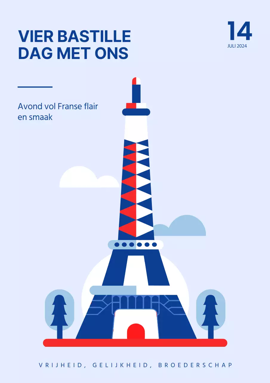 Blue Modern viert Bastille Day promotie