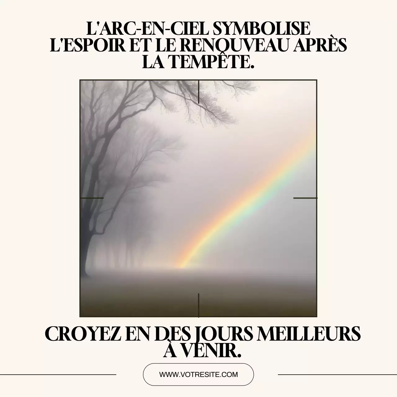 Beige Minimal Moderne Santé mentale Croissance personnelle