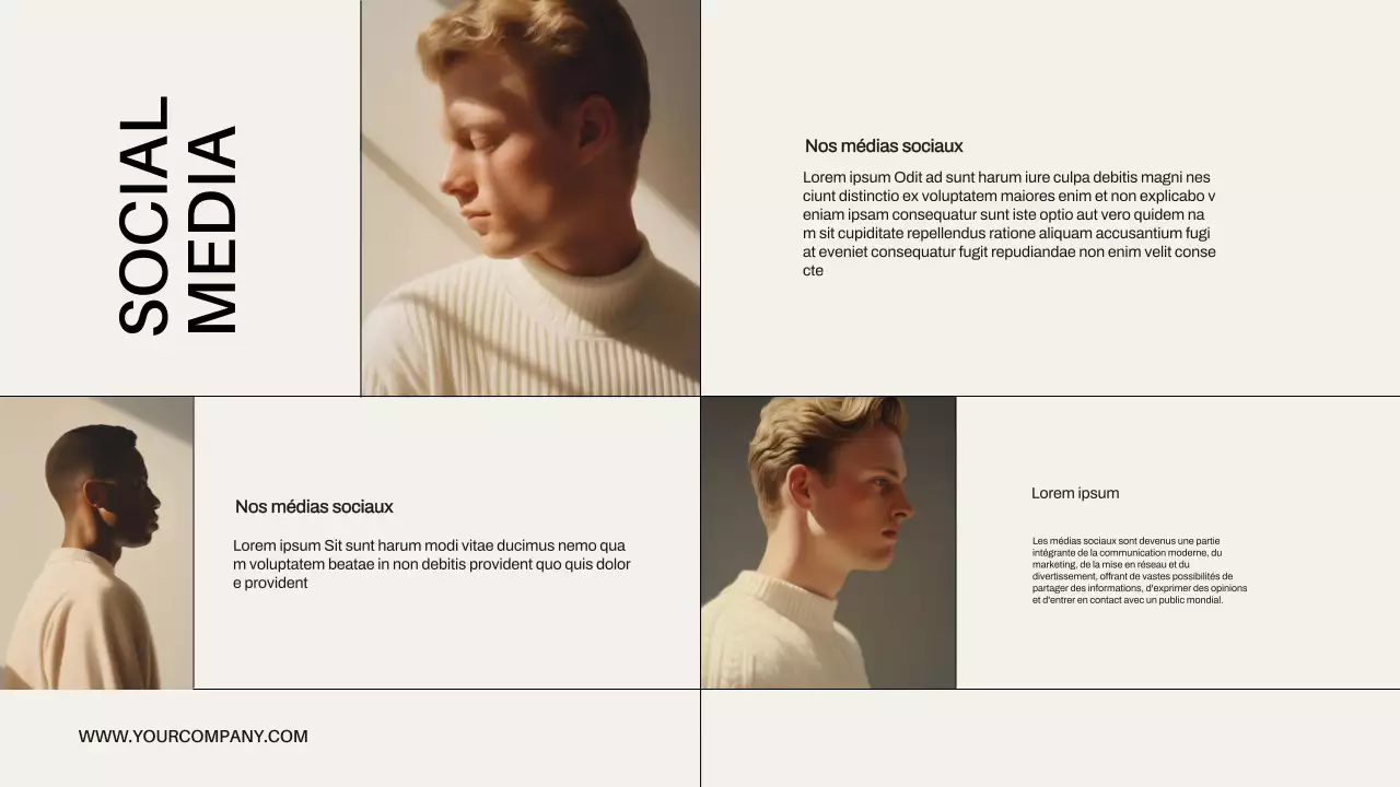 Beige Minimal Modern Business Introduction de l'entreprise