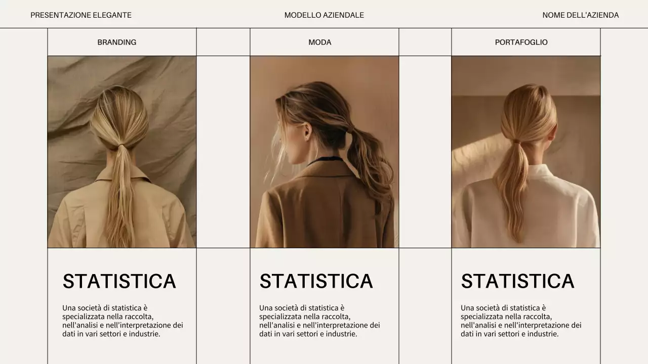 Presentazione dell'azienda Beige Minimal Modern Business