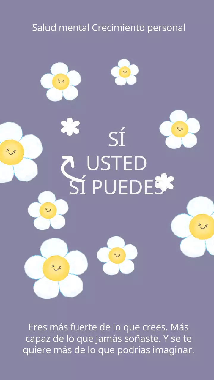 Morado Mínimo Salud mental Autocrecimiento