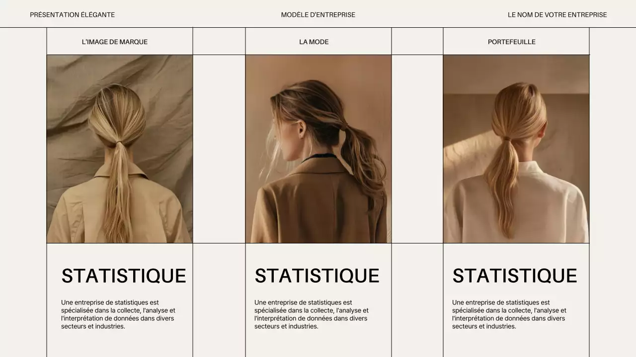 Beige Minimal Modern Business Introduction de l'entreprise