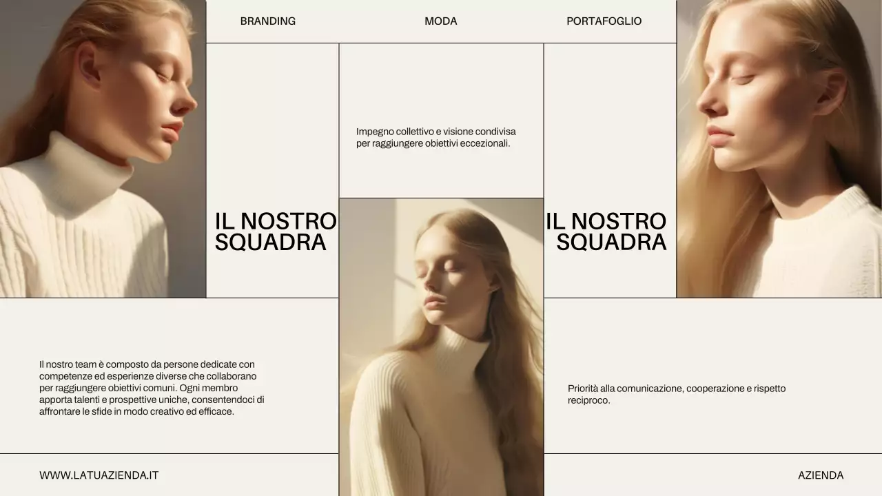 Presentazione dell'azienda Beige Minimal Modern Business