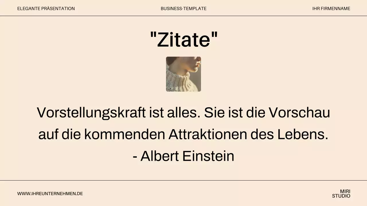 Beige Minimal Modern Business Einführung des Unternehmens