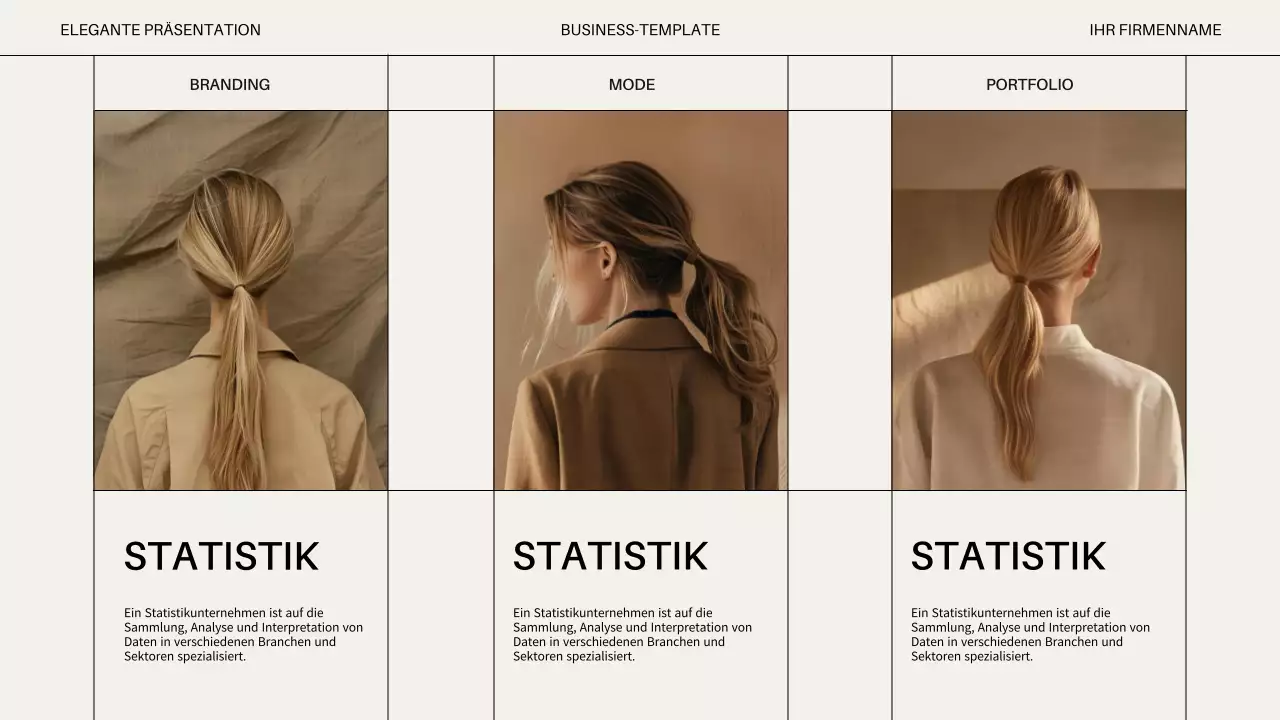Beige Minimal Modern Business Einführung des Unternehmens
