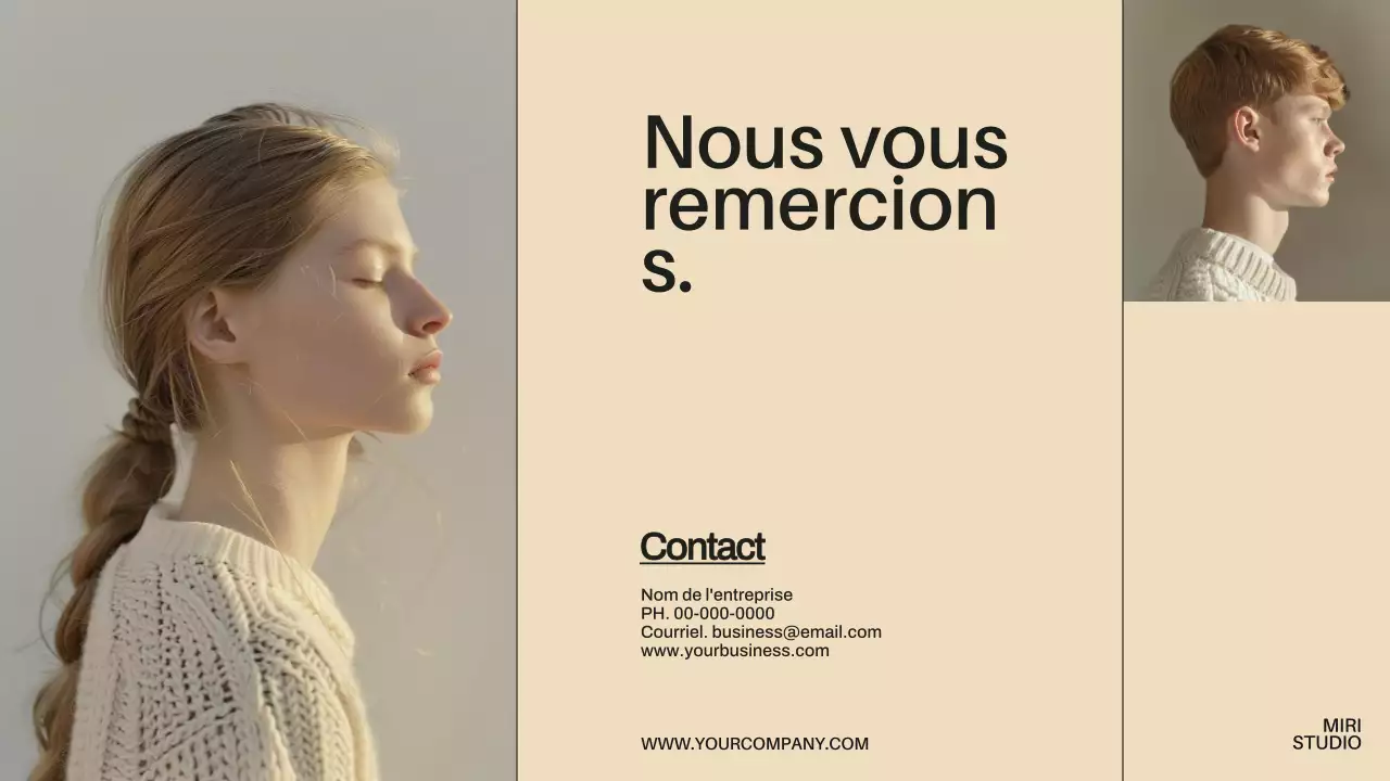 Beige Minimal Modern Business Introduction de l'entreprise