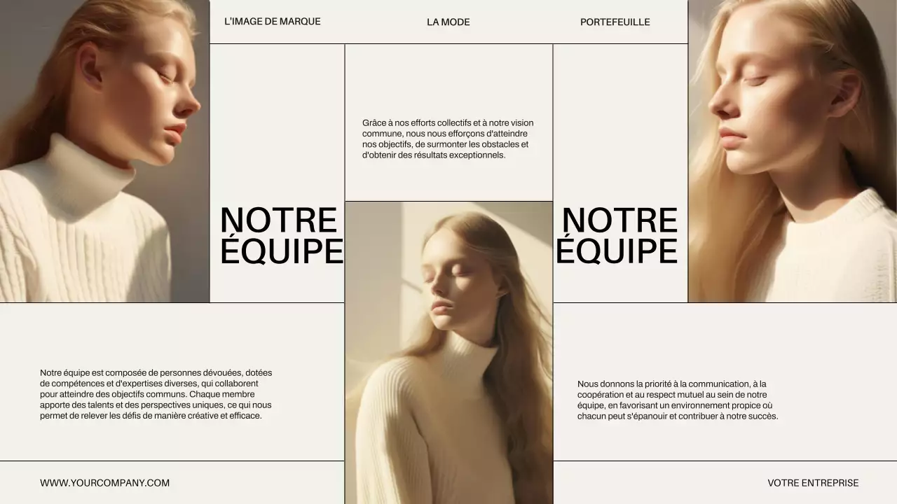 Beige Minimal Modern Business Introduction de l'entreprise