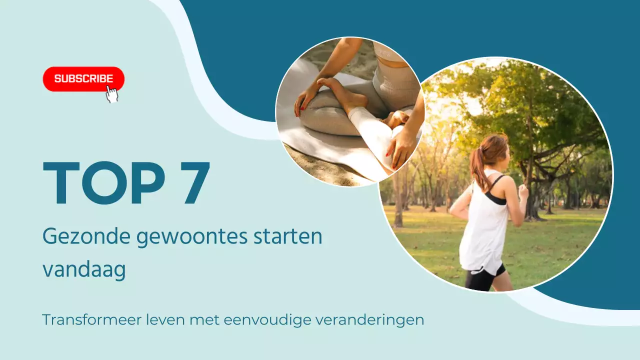  Blauwe Minimalistische Moderne Gezonde Lifestyle Tips