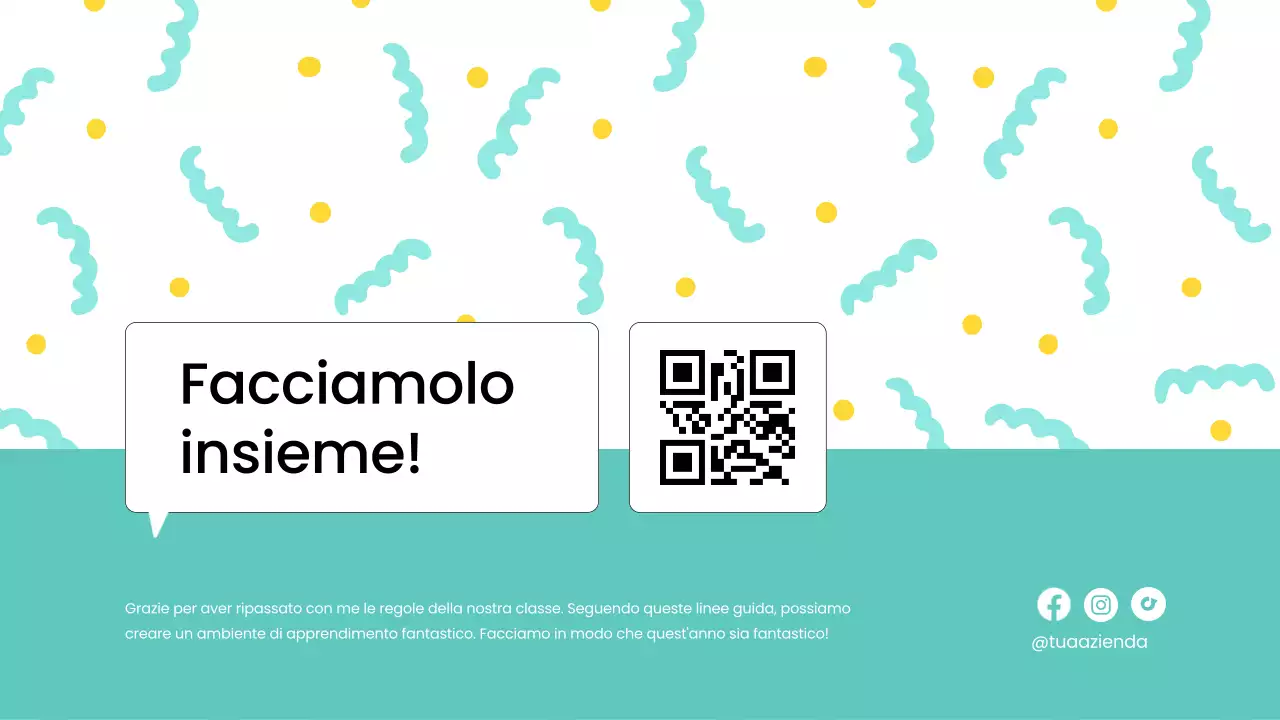 Regole dell'aula moderna blu Materiale di classe