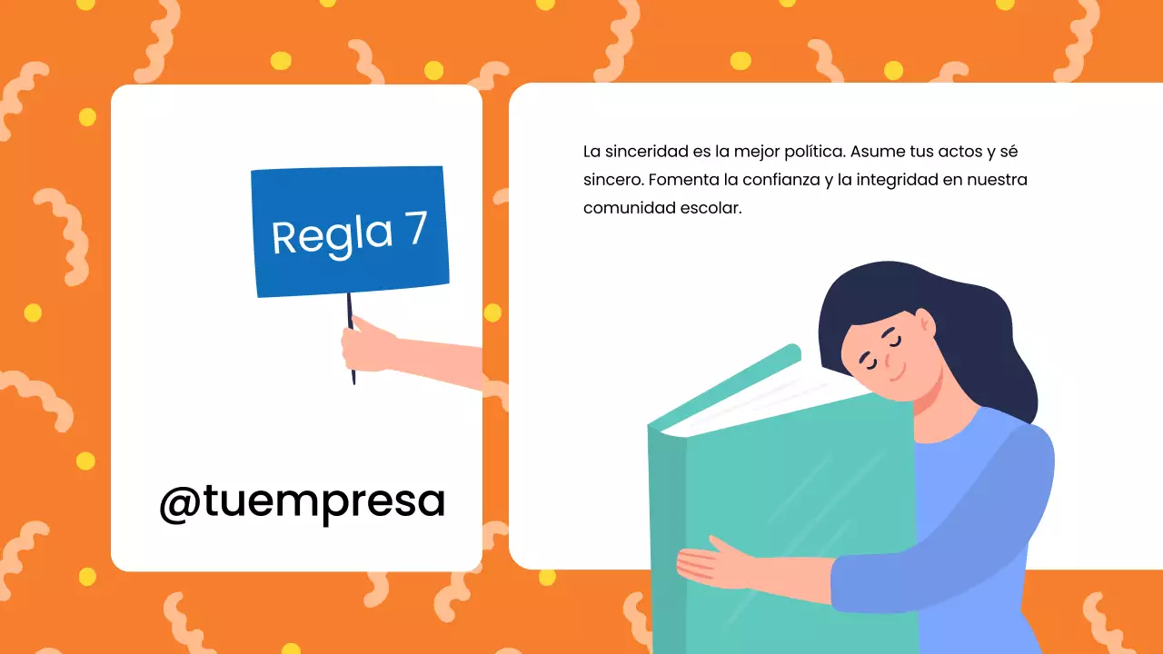 Reglas de clase modernas azules Material de clase