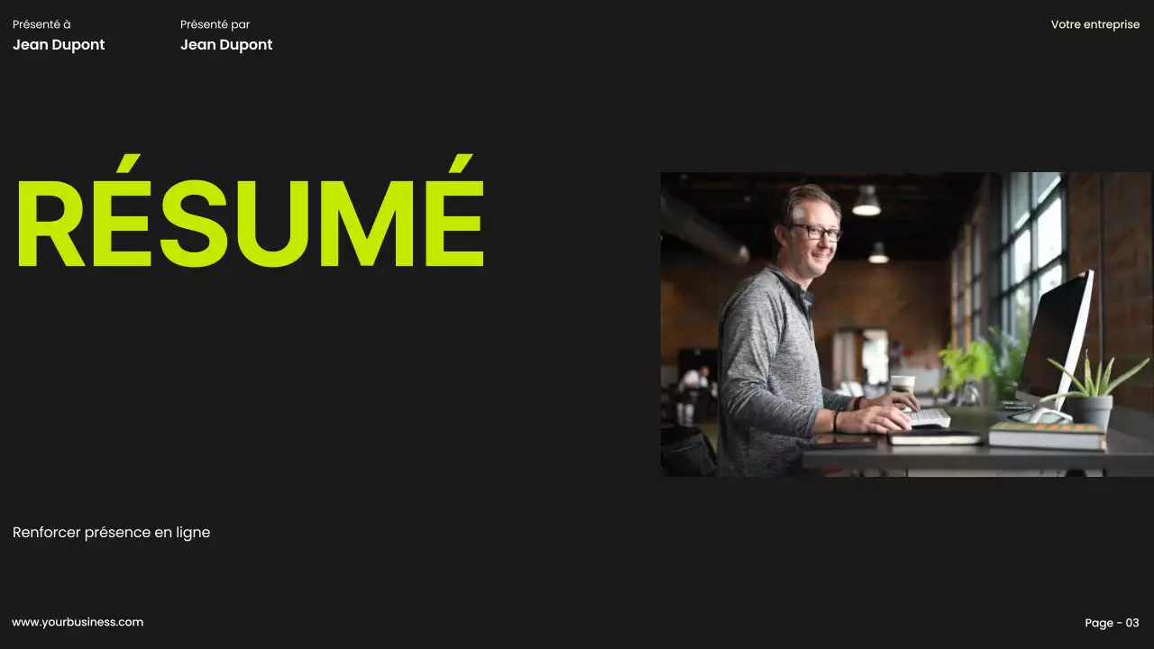 Lime Khaki Bold Lime Khaki Bold Proposition de projet d'entreprise