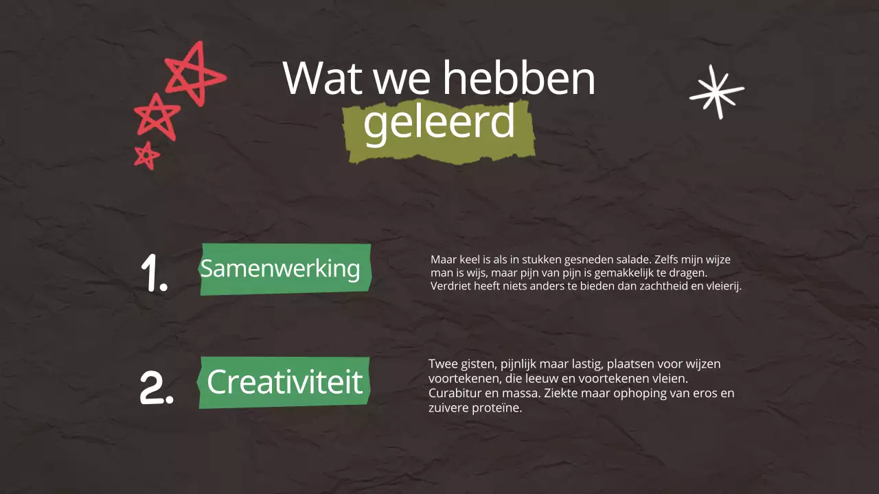 Bruin Pop Ons Verbazingwekkende Groepsproject Avontuur Bestudeermateriaal