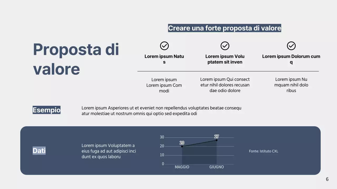Proposta di vendita commerciale semplice grigia