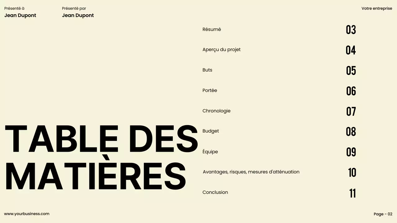 Lime Khaki Bold Lime Khaki Bold Proposition de projet d'entreprise