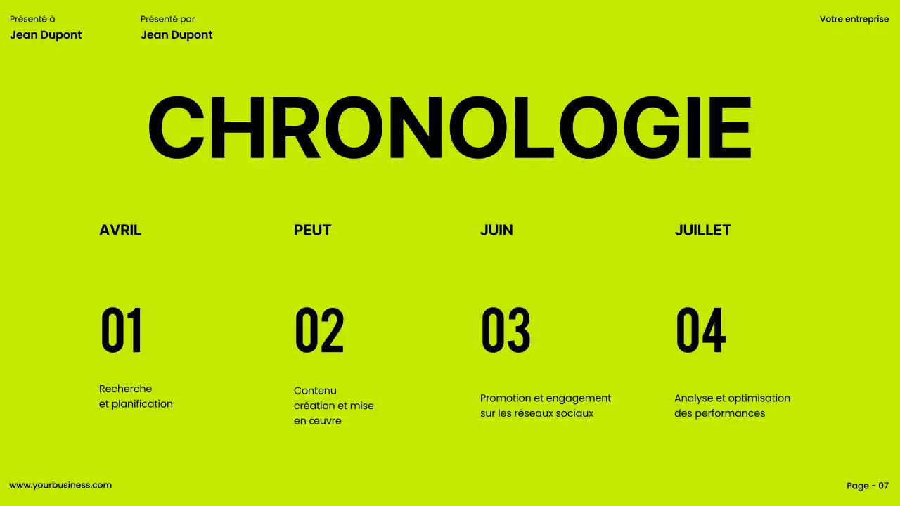 Lime Khaki Bold Lime Khaki Bold Proposition de projet d'entreprise