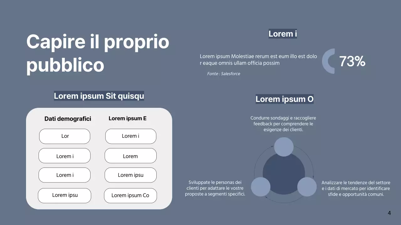 Proposta di vendita commerciale semplice grigia