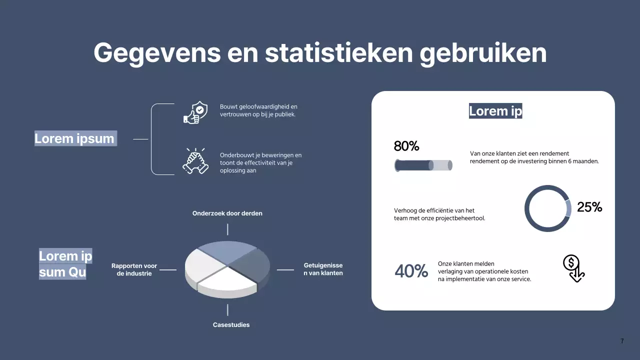 Grijze eenvoudige zakelijke verkoop pitch voorstel
