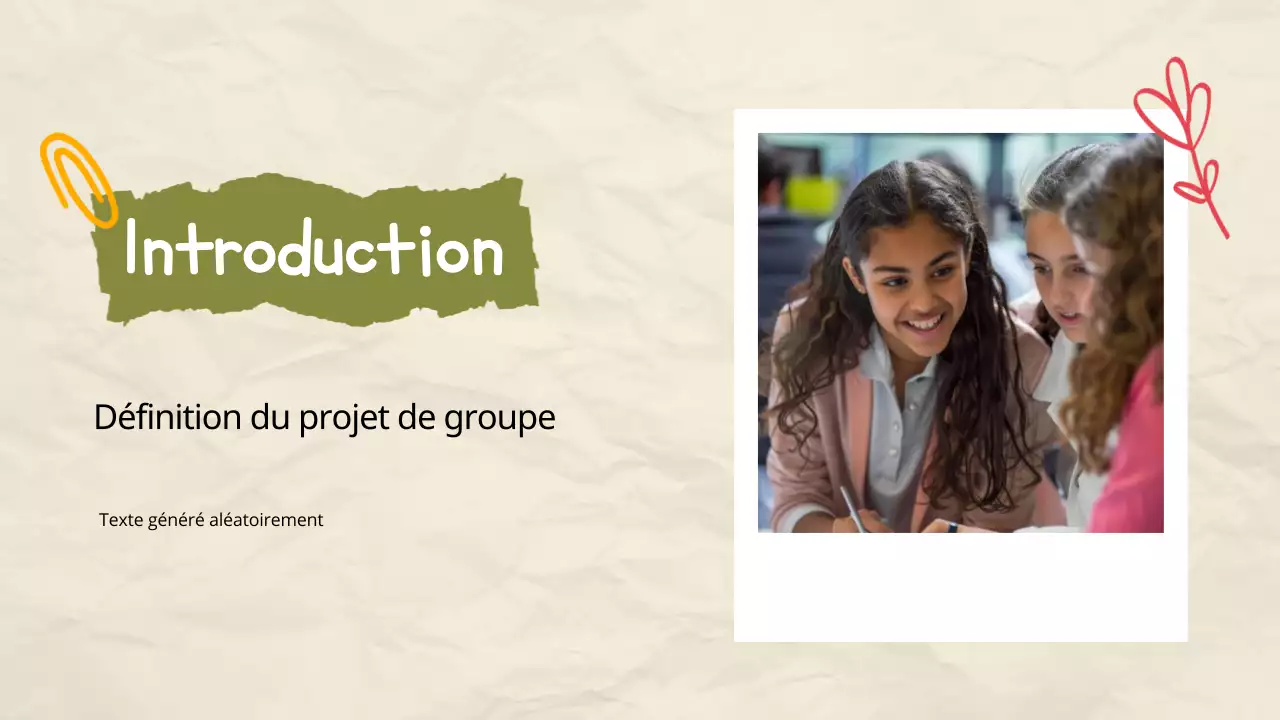 Brown Pop Notre étonnant matériel d'étude sur les projets de groupe d'aventure