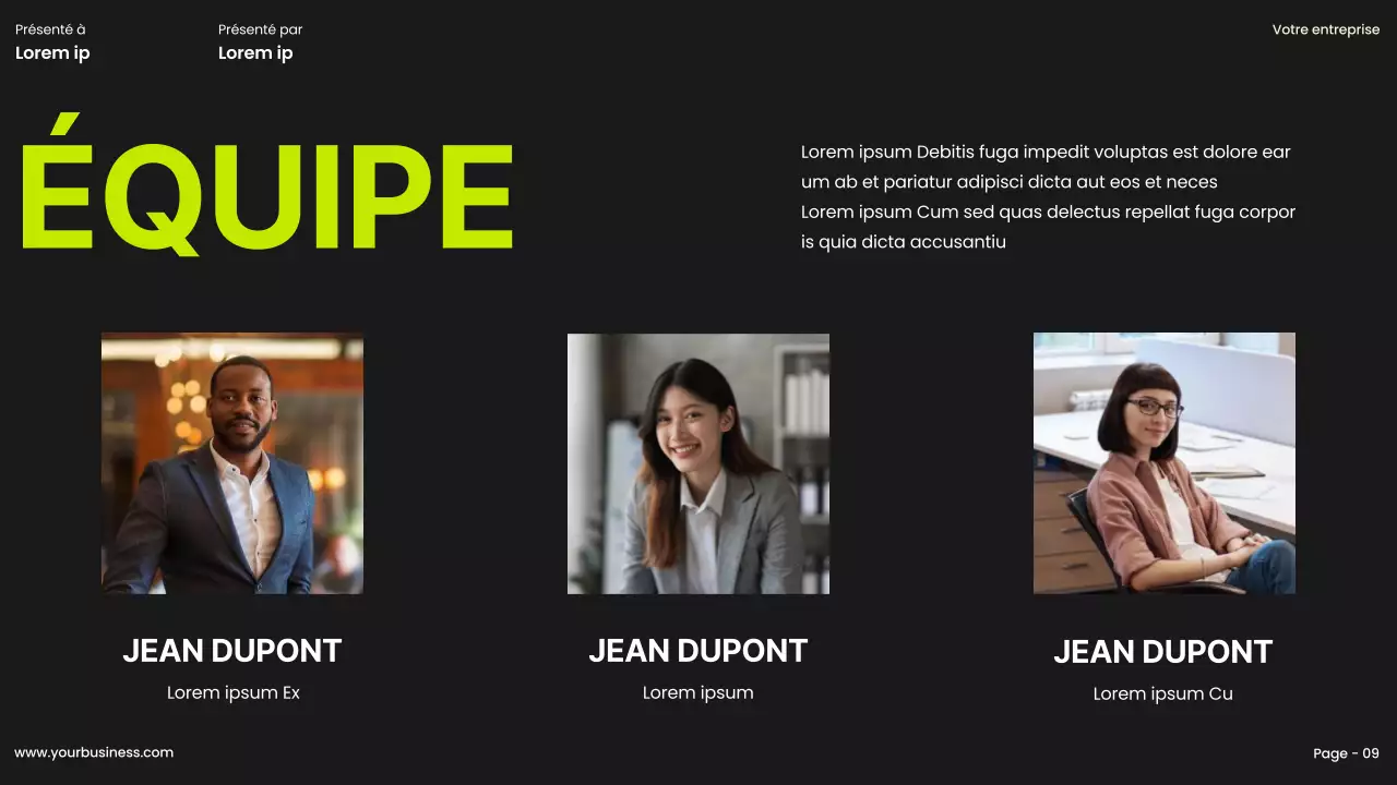 Lime Khaki Bold Lime Khaki Bold Proposition de projet d'entreprise