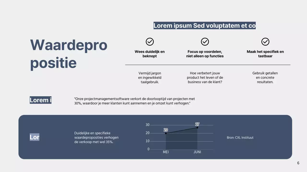 Grijze eenvoudige zakelijke verkoop pitch voorstel