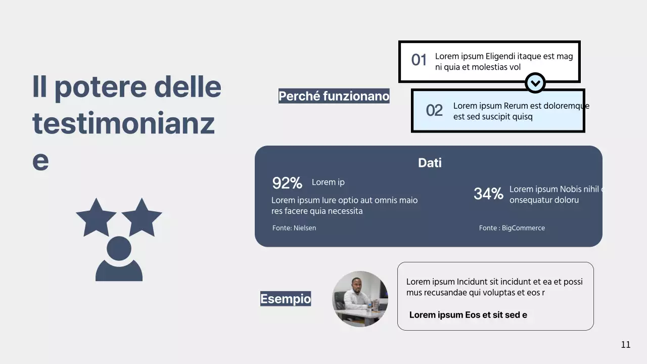 Proposta di vendita commerciale semplice grigia