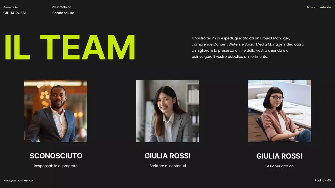 Lime Khaki Bold Lime Khaki Bold Proposta di progetto d'impresa